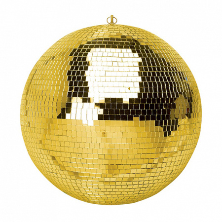 золотой зеркальный шар